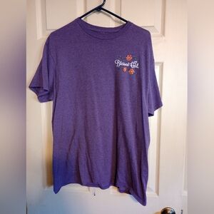 Purple Graphic Blessed Girl T-Shirt Size Large